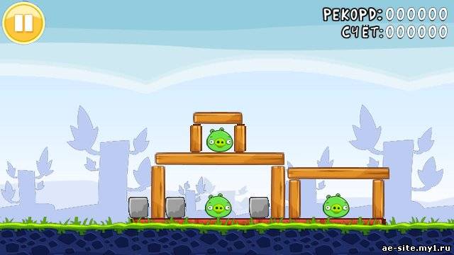 Angry Birds v1.3 (java) скриншот №4