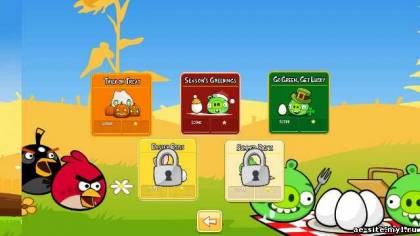 Angry Birds Seasons (RU) скриншот №3<br>Нажми для просмотра в полном размере
