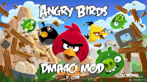 Angry birds by Dma4o (Pandas vs Ninjas mod) скриншот №1<br>Нажми для просмотра в полном размере