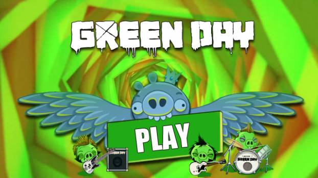 Angry Birds Green Day скриншот №1<br>Нажми для просмотра в полном размере