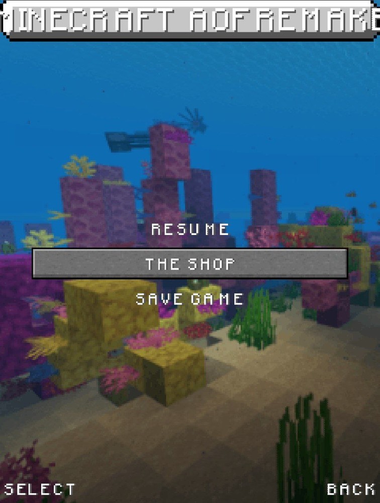 Minecraft Adventure of Squid HD Remake скриншот №3