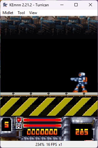 Turrican 2004 (Siemens Version) — Universal J2ME Port скриншот №1