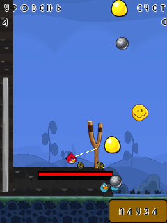Angry Birds 240x320 скриншот №2