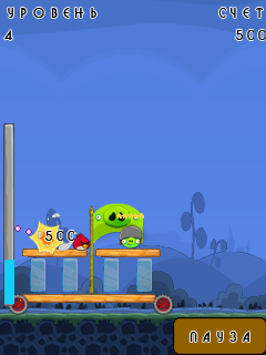 Angry Birds 240x320 скриншот №3