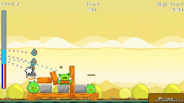 Angry Birds v 0.1 beta скриншот №4<br>Нажми для просмотра в полном размере