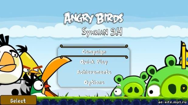 Angry Birds v.1.1 mod (9.4) скриншот №2<br>Нажми для просмотра в полном размере
