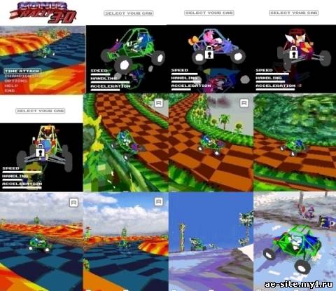 Sonic Rally 3D скриншот №1