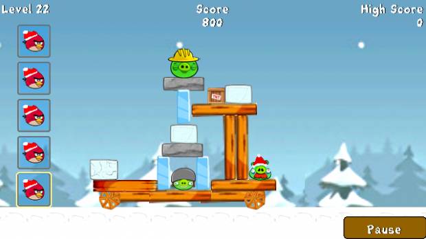 Angry Birds: Seasons S60v5 mod скриншот №5<br>Нажми для просмотра в полном размере