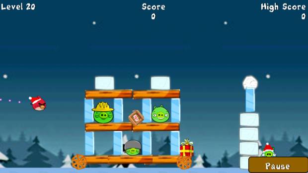 Angry Birds: Seasons S60v5 mod скриншот №2<br>Нажми для просмотра в полном размере